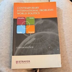 Contemporary international problems world politics paperback Book custom edition